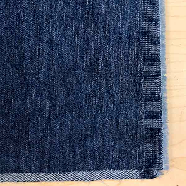 Selvedge of denim. What are dimensions of a yard of fabric