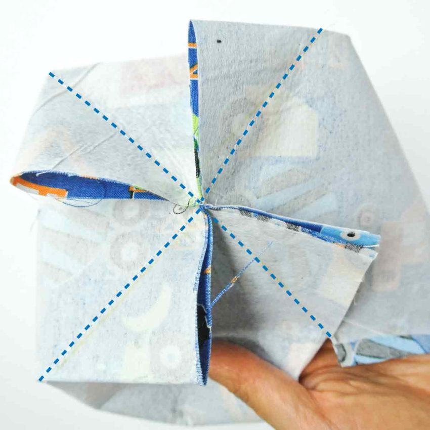 Easy Fabric Basket Pattern for Beginners (Free in 3 Sizes) - MindyMakes