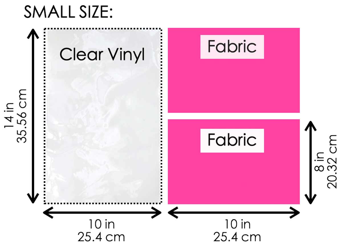 How to Make a 20 Minute Clear Drawstring Shoe Bag (Free Pattern in 3