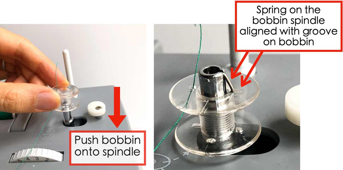 How to Thread & Wind a Bobbin for Beginners MindyMakes