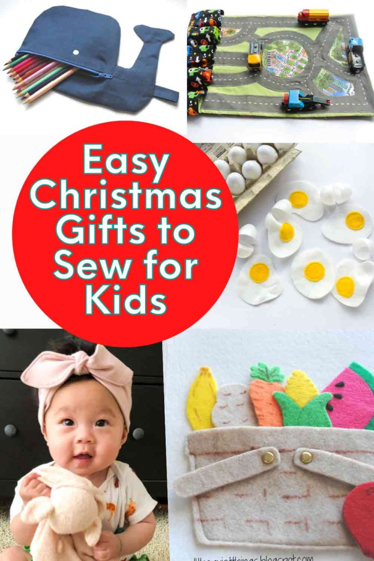 21+ Fun and Easy Christmas Gifts to Sew for Kids