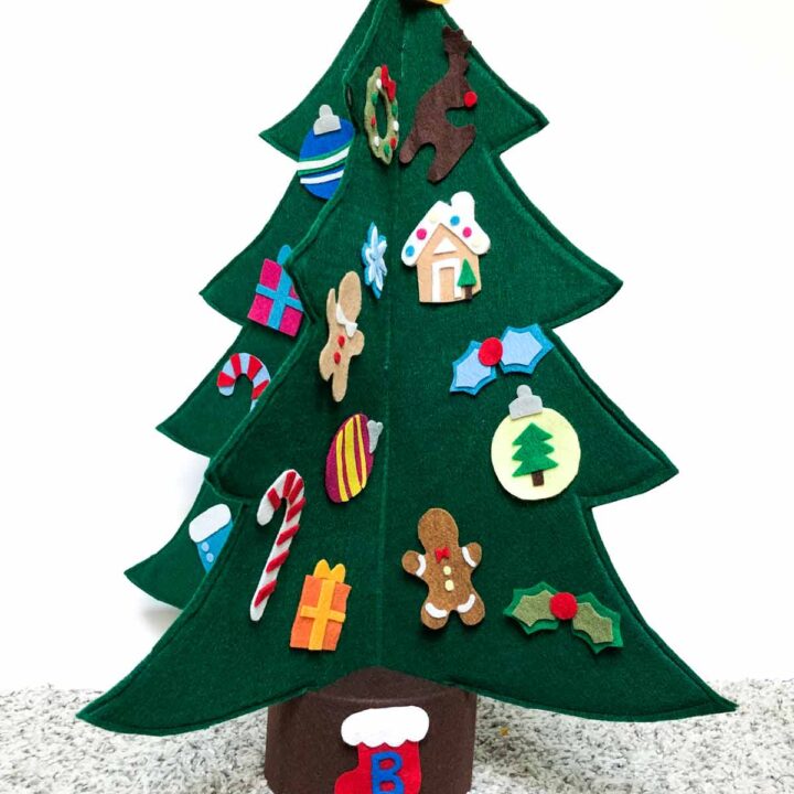 How to Make a 3D Felt Christmas Tree