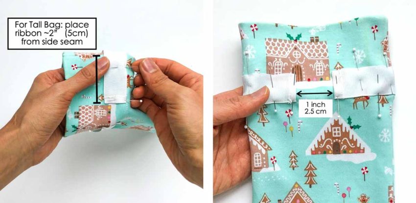 Easy Fabric Drawstring Gift Bag with a Gusset (Free Pattern) - MindyMakes