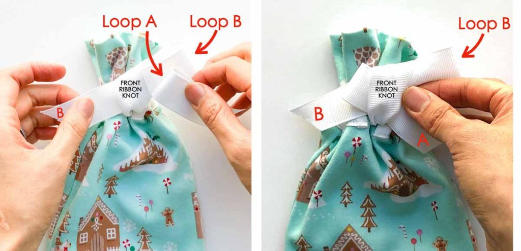 Easy Fabric Drawstring Gift Bag with a Gusset (Free Pattern) - MindyMakes