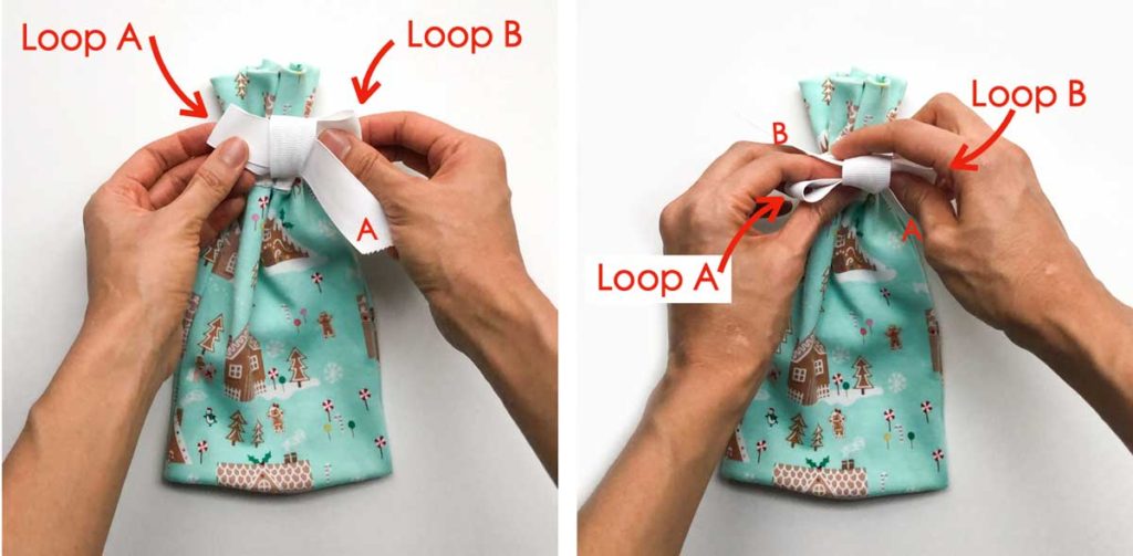 Easy Fabric Drawstring Gift Bag with a Gusset (Free Pattern