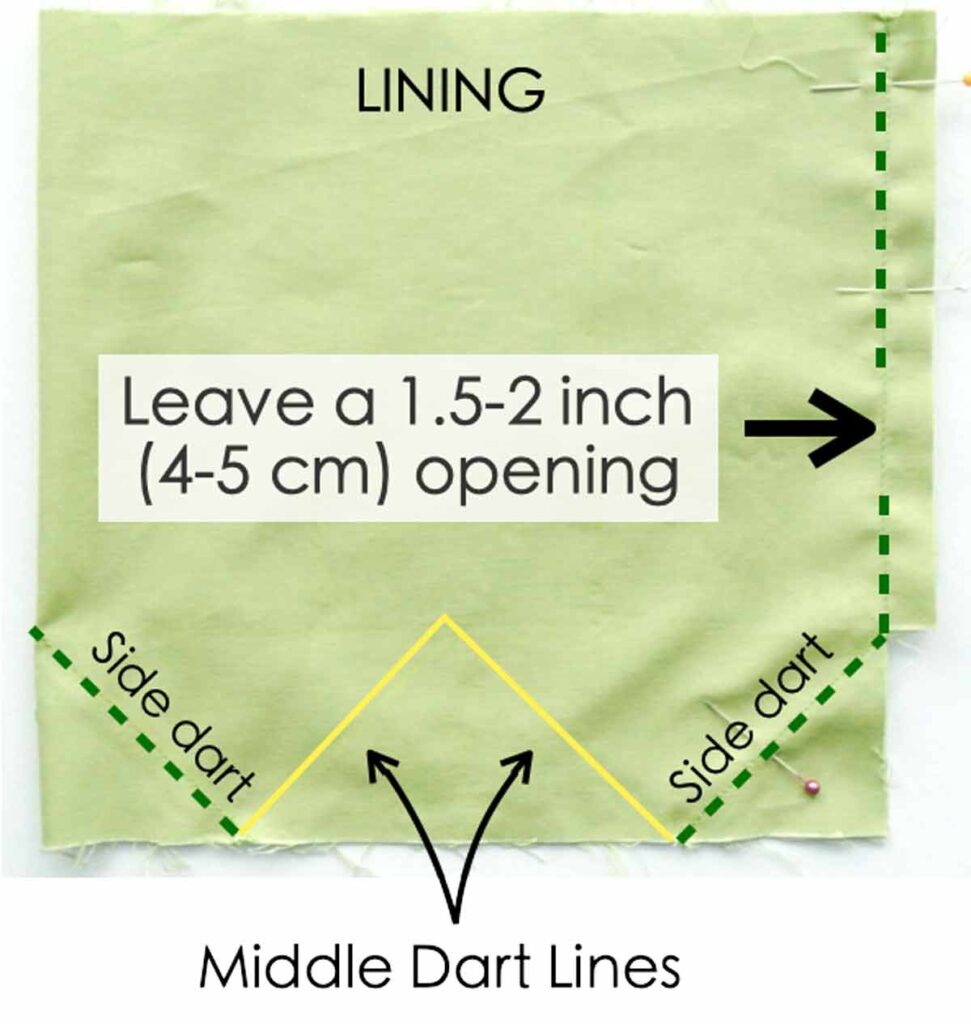 How to Make a Flat Square Bottom Drawstring Dice Bag Free