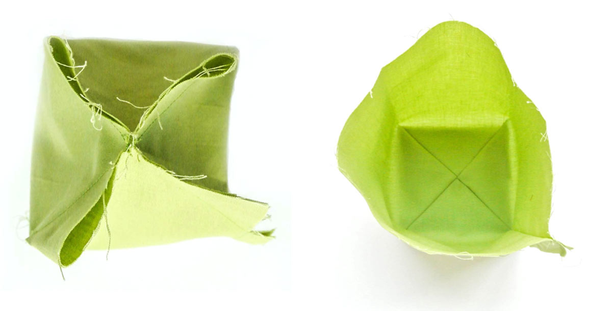 How to Make a Flat, Square Bottom Drawstring Dice Bag (Free Pattern