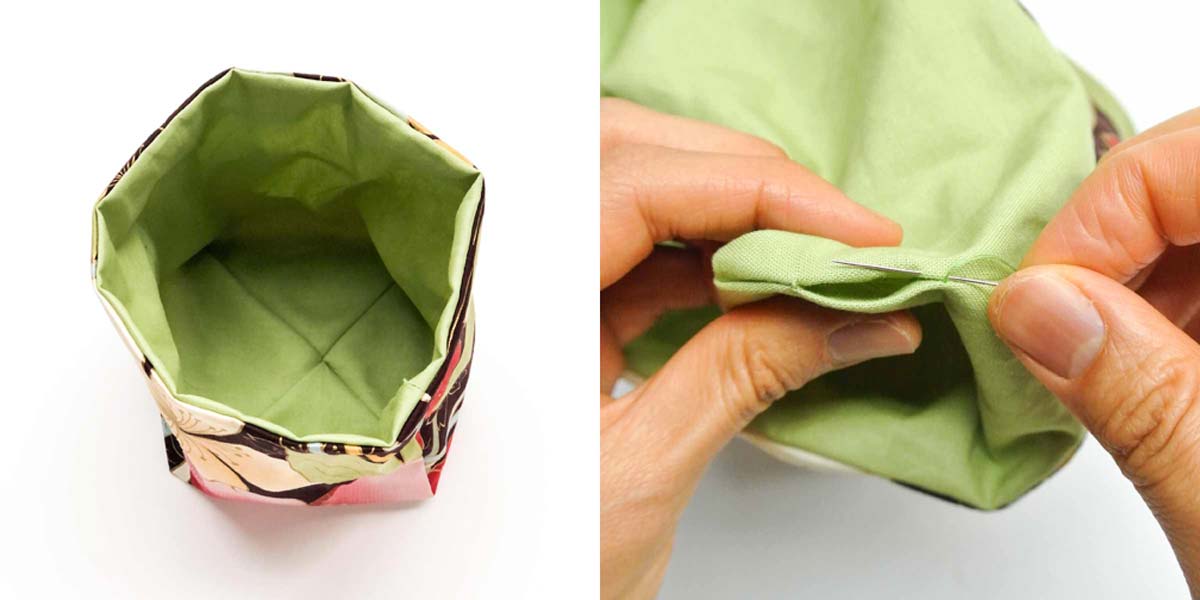 How to Make a Flat, Square Bottom Drawstring Dice Bag (Free Pattern