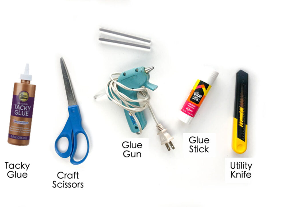Feed the Bunny alphabet activity for preschoolers. Materials: Tacky glue, craft scissors, glue gun, glue stick, utility knife