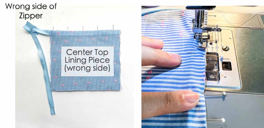 How to Sew Zipper Pocket for DIY Duffel bag