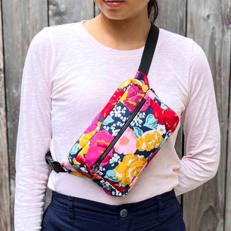How to Make a Simple Fanny Pack (Free Sewing Pattern)