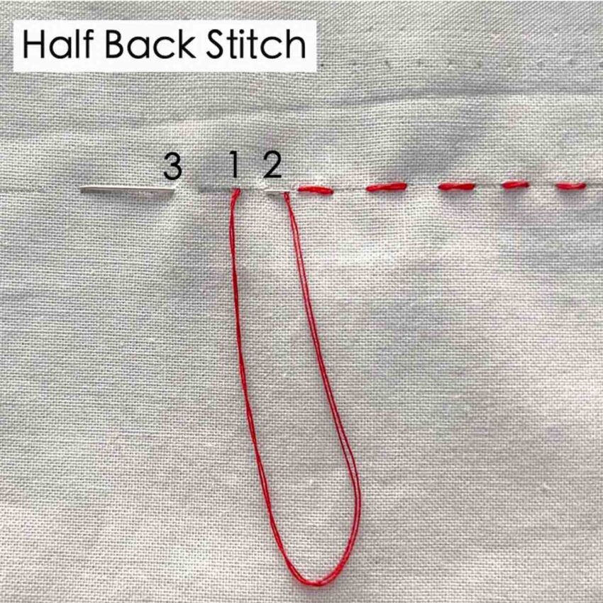 half back stitch featured image