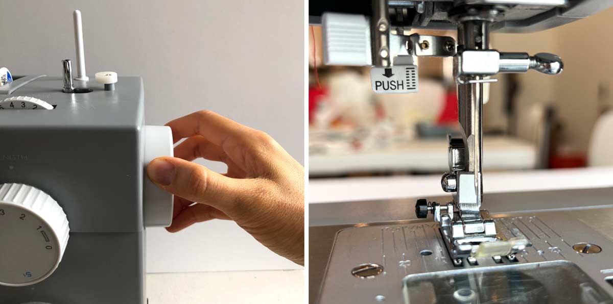 Beginner's How to Use a Needle Threader on a Sewing Machine MindyMakes