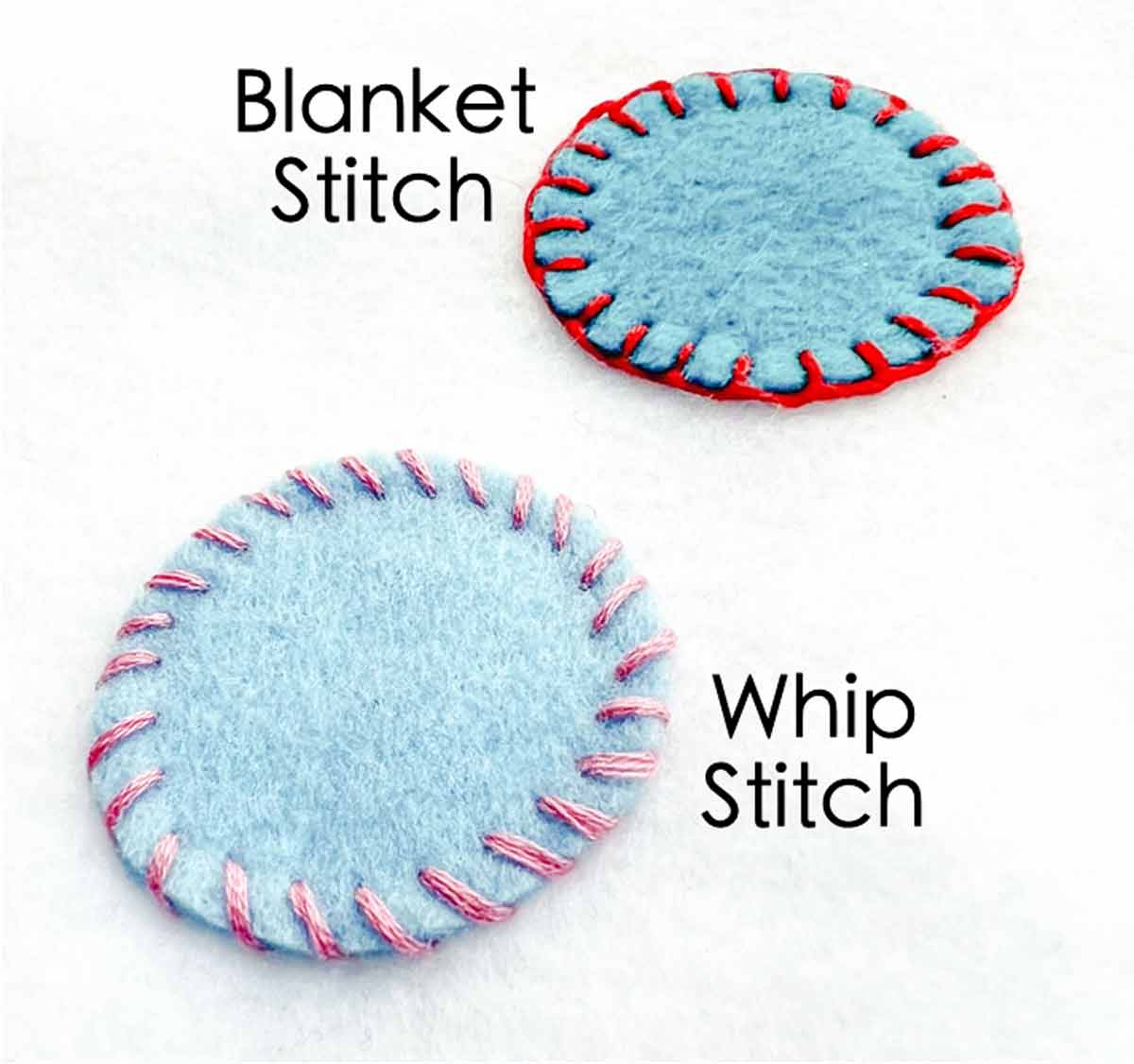 How to Do a Whip Stitch For Beginners (StepbyStep) MindyMakes