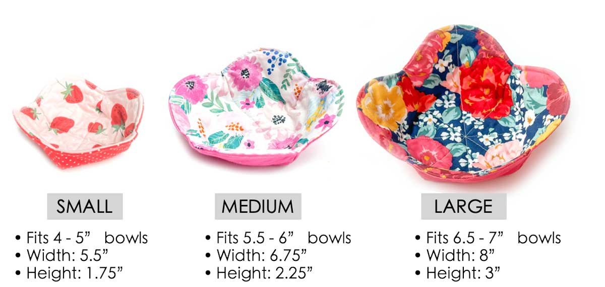 How to Make Bowl Cozies in 3 Sizes (Free Template) MindyMakes