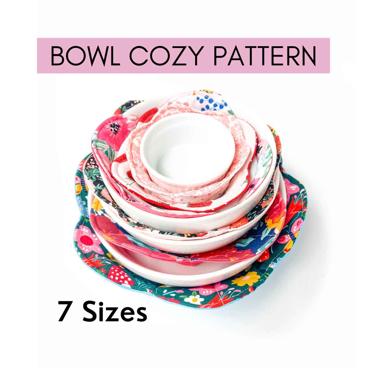 How to Make Bowl Cozies in 3 Sizes (Free Template) MindyMakes How to Make Bowl Cozies in 3 Sizes (Free Template) MindyMakes
