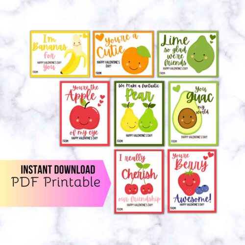 "You're a Cutie" Happy Valentine Free Printable Tag - MindyMakes
