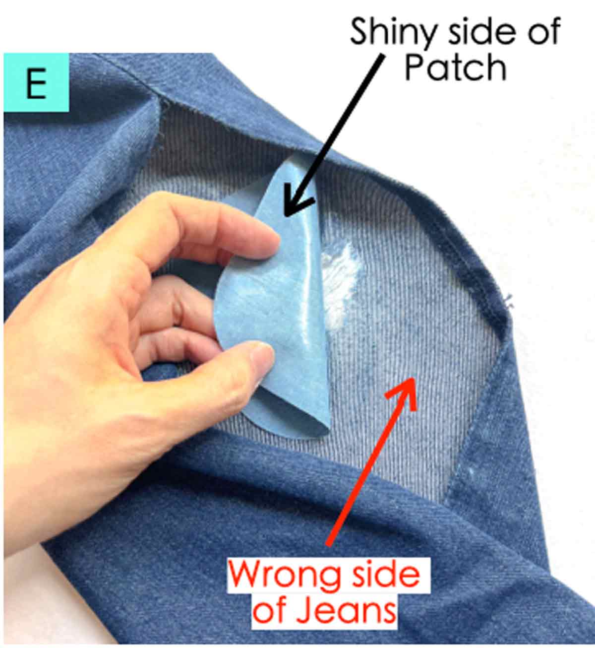 How to Repair a Hole in Jeans (3 Ways) - MindyMakes