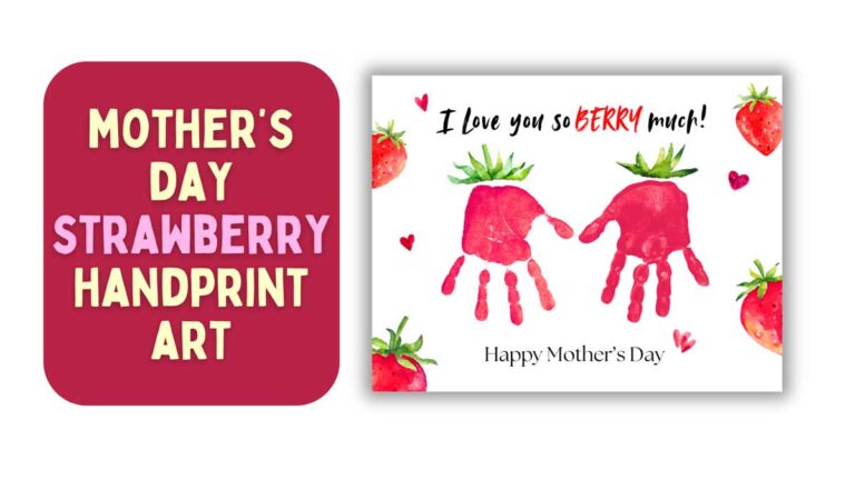 strawberry handprint art featured image
