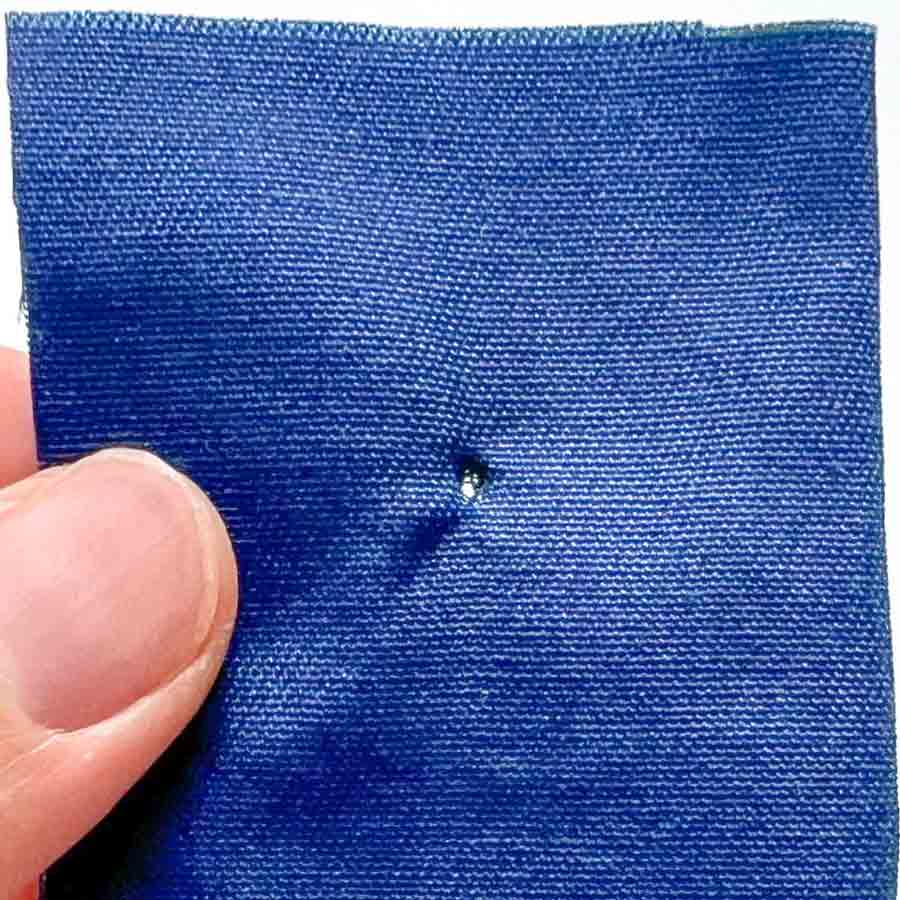 Step-by-step snap fastener installation tutorial - hole in fabric. How to install snaps on fabric