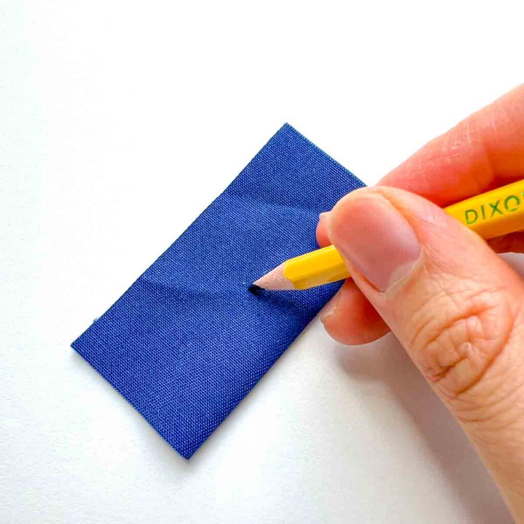 How to apply snaps to fabric using a snap press - marking snap placement on fabric
