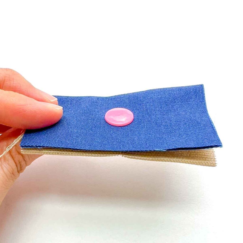 plastic snaps topside