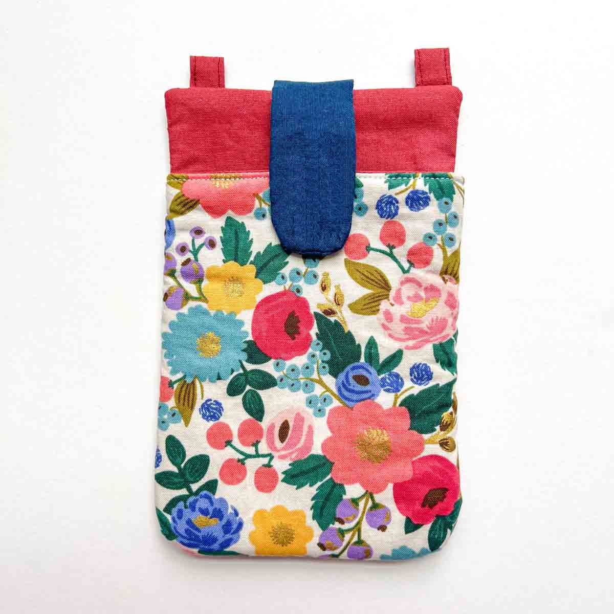 crossbody cell phone bag almost finished no snaps