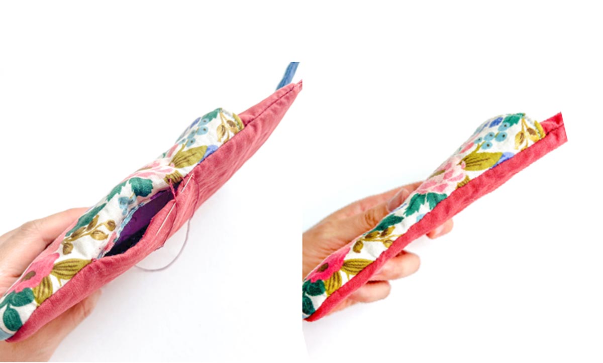 closing opening with ladder stitch