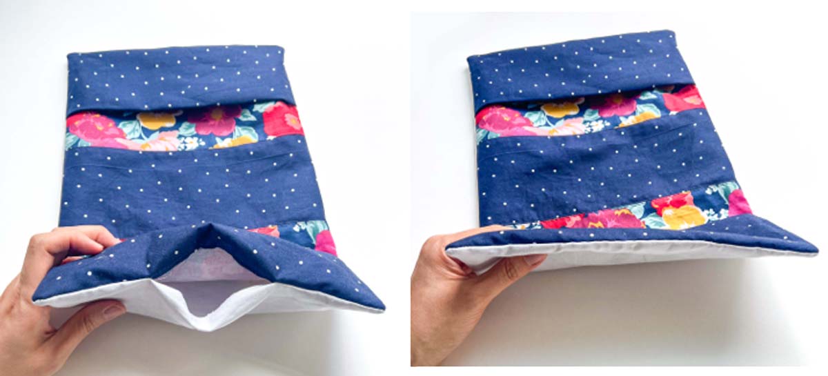 closing opening with invisible ladder stitch